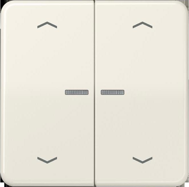 Image du produit JUNG BTCD17102P HOME Bouton-poussoir double m