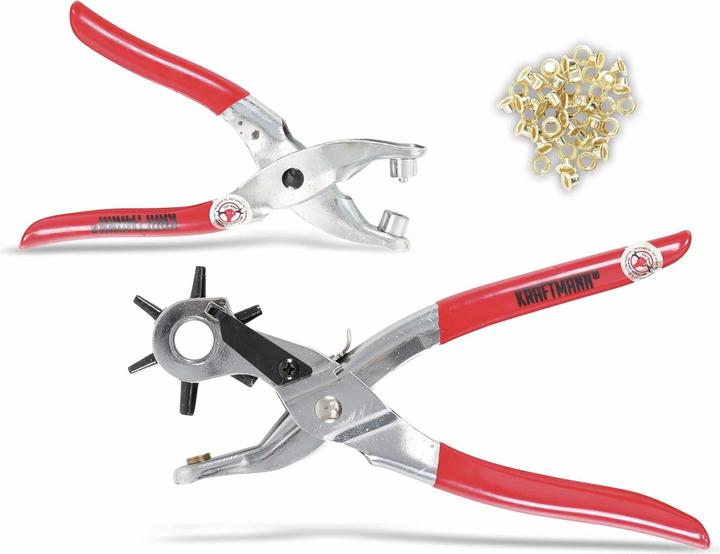 Actual product image BGS Revolving Punch Pliers and Eyelet Pliers Set | 102 pcs.
