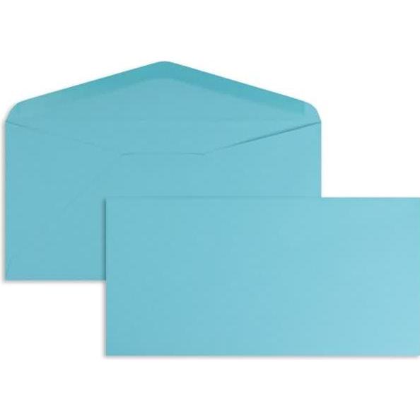 Blanke, Briefumschlag, Briefumschläge DINlang 120g/qm gummiert VE=100 Stück karibik (110 x 220 mm, 100 x)