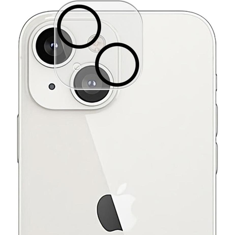 Lito - S+ Camera Glass Protector - iPhone 14 / iPhone 14 Plus - Black/Transparent (1 pz., Apple iPhone 14, Apple iPhone 14 Plus), Pellicola protettiva