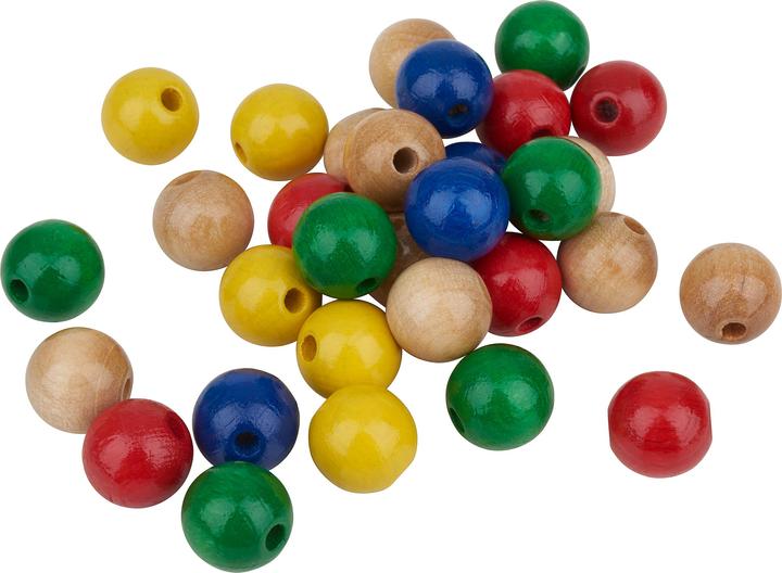 Knorr Holzperle 12 mm bunt sortiert