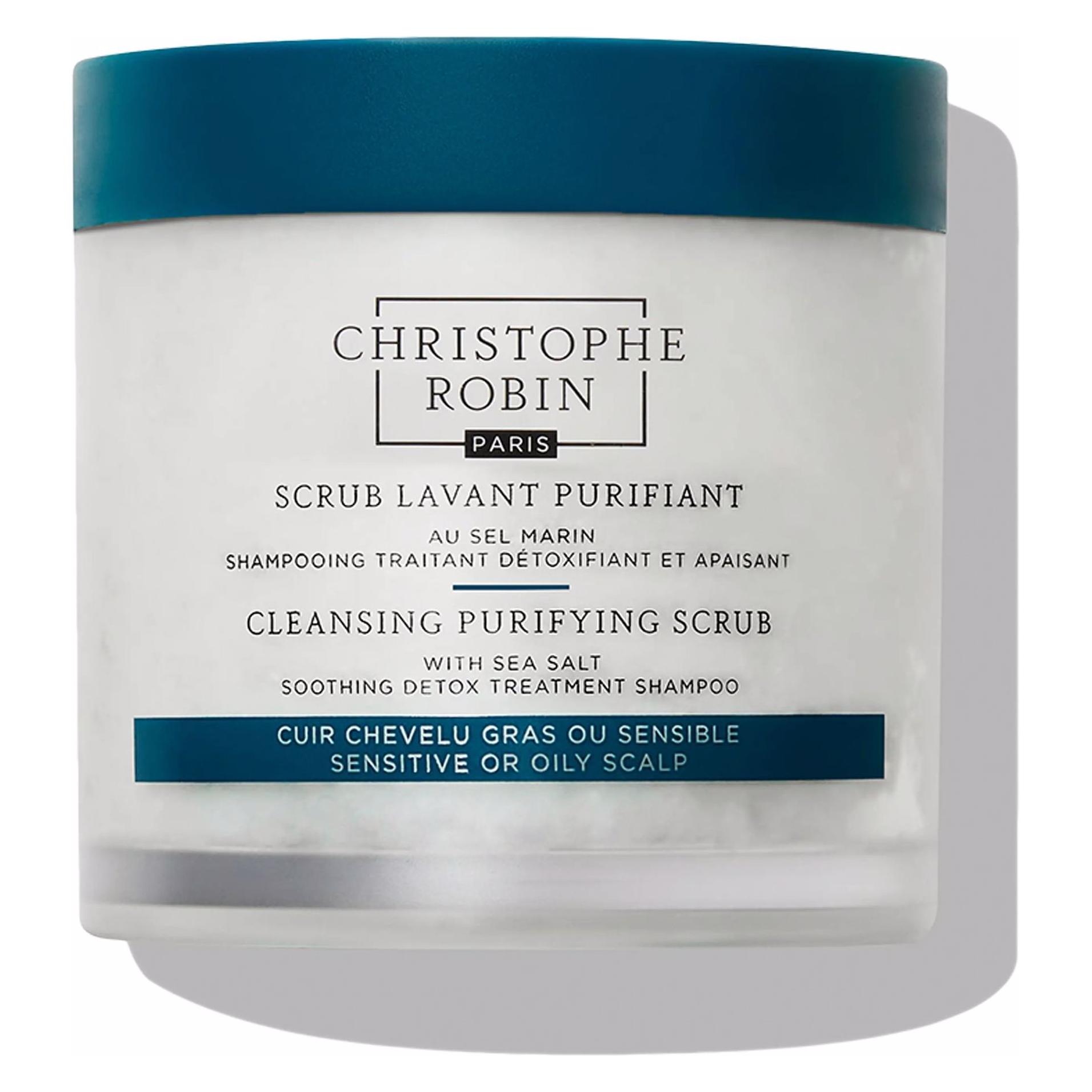 Christophe Robin, Shampoing, Gommage purifiant nettoyant (250 ml)