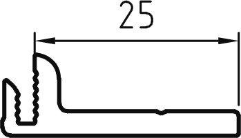 Produktbild BKV Eifel Beschlagaufnahmeprofile ROTO Eifel E6/C-0