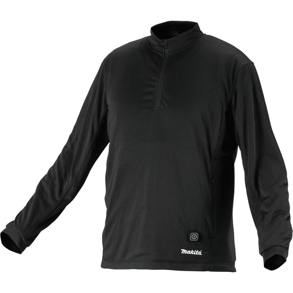 Makita, Arbeitsjacke, DCX201BM Beheiztes Unterhemd mit Reissverschluss M ohne Batterien und Ladegerät (M)