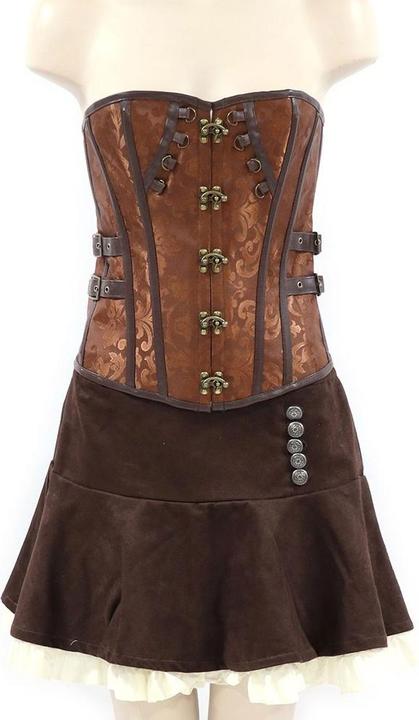 Actual product image Orlob Corsage Steampunk, brown (S)
