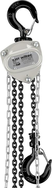 Produktbild Wiltec Kettenzug bis 1t Handkettenzug 3m Hubhöhe Hebelzug Tragmittel Hebezeug
