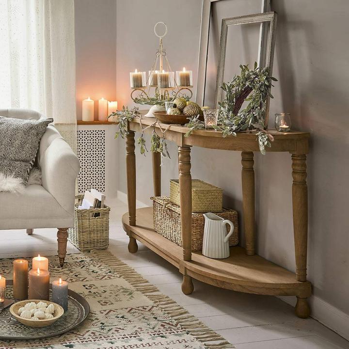 Image du produit Loberon Console Brookdale marron (158 x 43 x 84 cm)