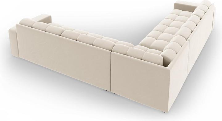 Immagine prodotto CXL by Christian Lacroix Divano angolare simmetrico in velluto, "Yohan", 5 posti, 236x236x72 Realizzato in Europa (Divano ad angolo)