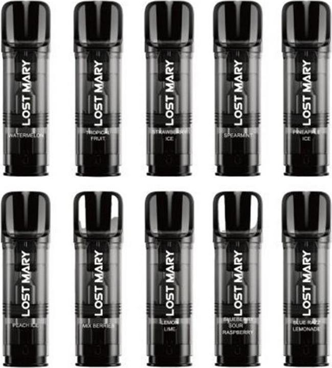 Actual product image Lost Mary Tappo - 2ml PODs, Spearmint (Mint)