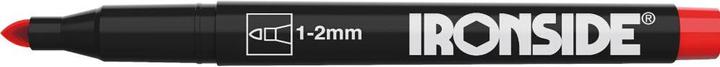 Image du produit Ironside Marqueur permanent rouge résistant à l'eau 1,5 - 3 mm