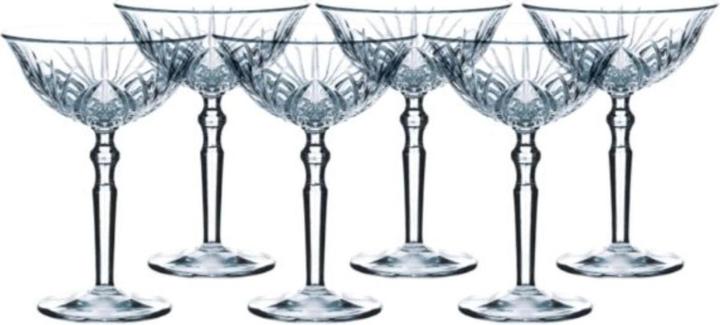 Produktbild Nachtmann 6er Set Cocktailschale Palais 200ml (2 dl, 6 x, Martini Gläser)