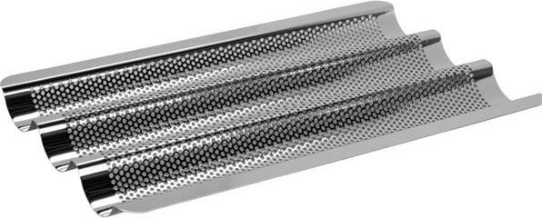 Immagine prodotto de Buyer 3 Baguette In Acciaio Inox Perfo. Lettura