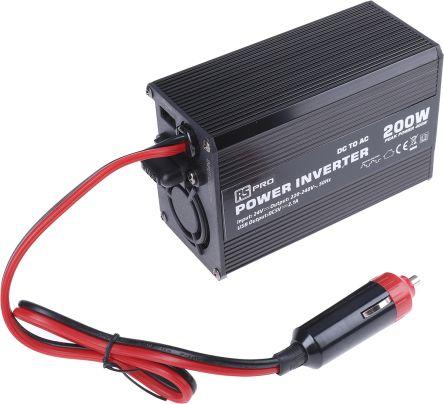 Actual product image RS PRO Power Inverter Modified Sine 24V 200W