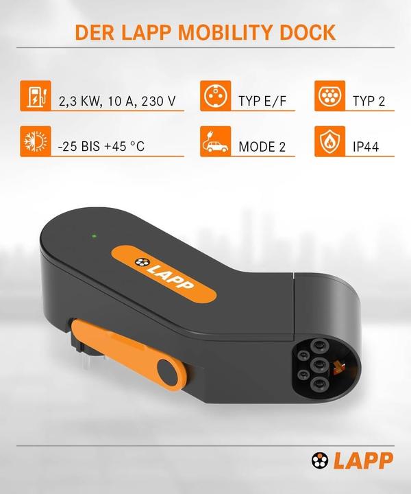 Actual product image Lapp Mobility Mobility Dock (Type 2, 2.30 kW, 10 A, Type 2)