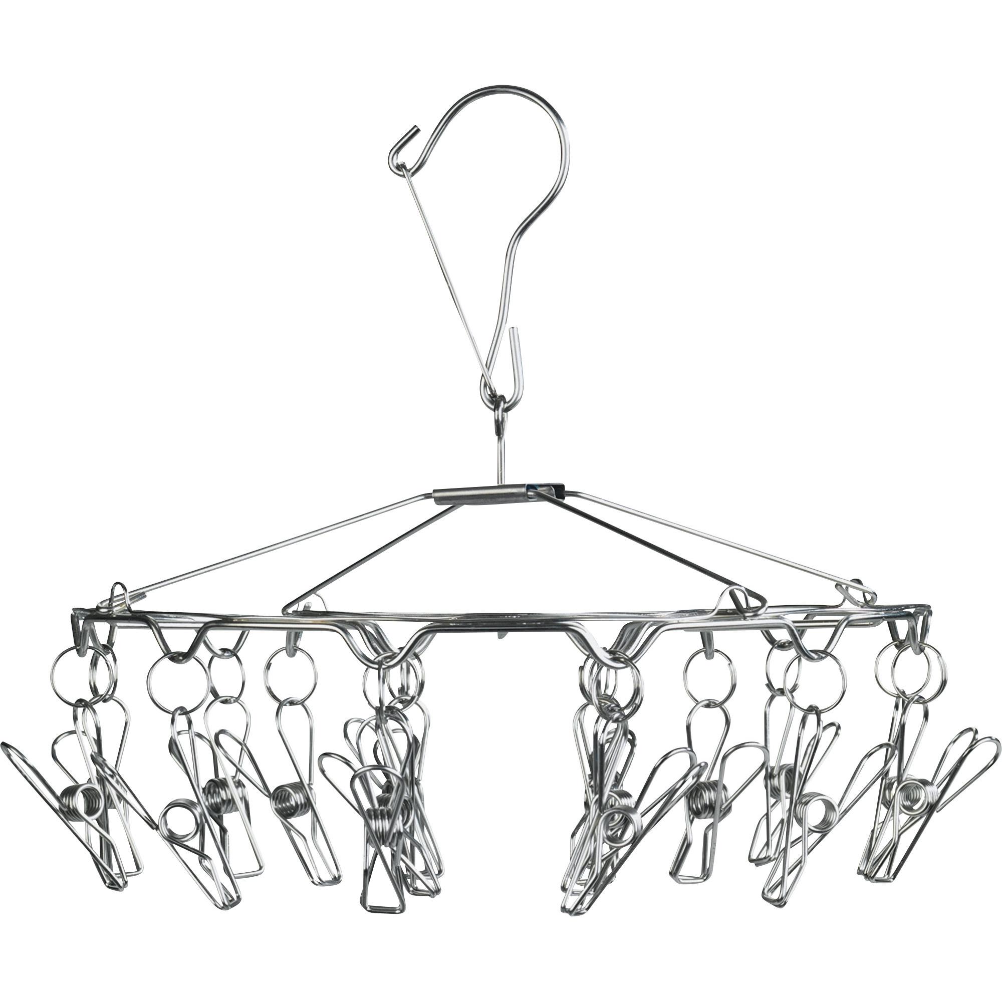 Wenko Wäsche-Rondell Edelstahl Wäschetrockner, Stendibiancheria, Argento