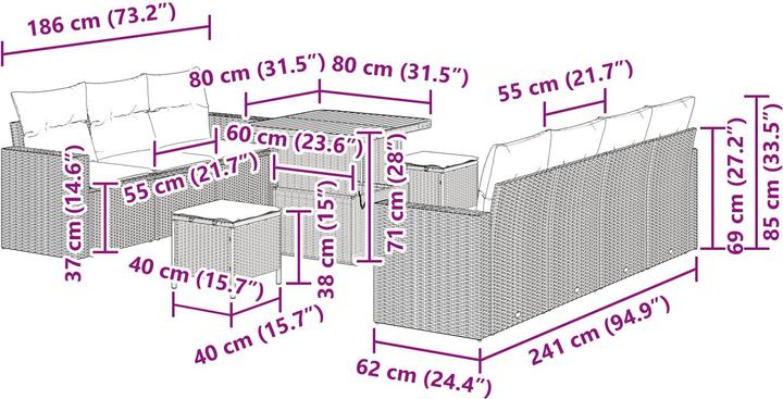 Produktbild vidaXL Cayson
