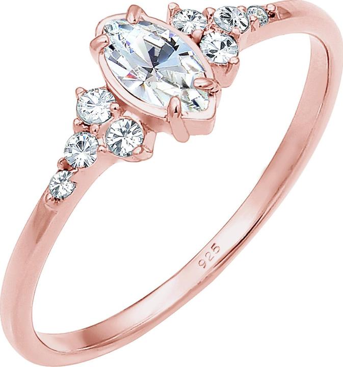 Immagine prodotto Elli Anello con cristalli marquise scintillanti in argento 925 (52, 925 Argento)