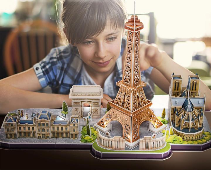 Actual product image Cubicfun 3d Puzzle Paris LED (115 pieces)