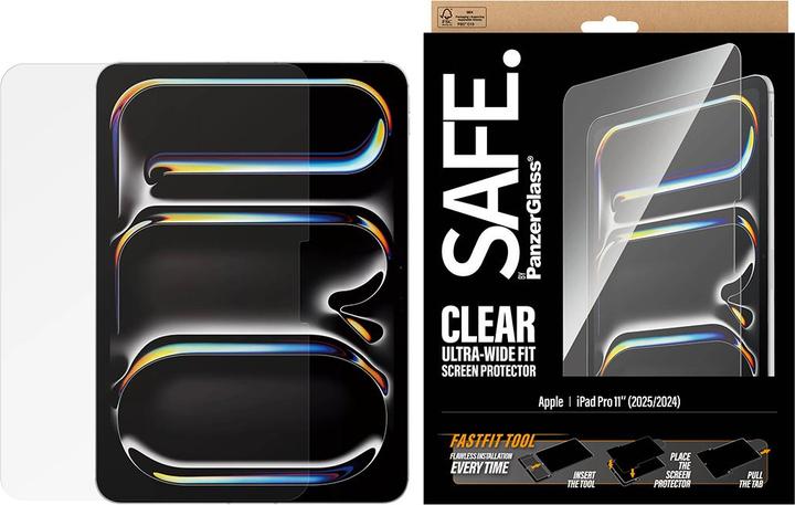 Produktbild Safe Screen Protector (1 Stk., Apple iPad Pro 11 2024, Apple iPad Pro 11 2025)