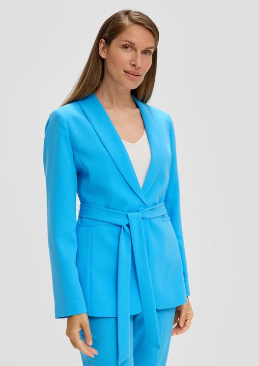 Produktbild s.Oliver Indoor-Blazer Blazer mit Bindegürtel (38)