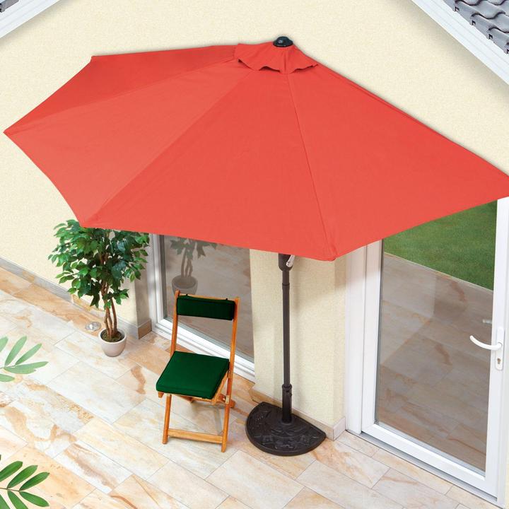 Produktbild Easymaxx Balkon-Sonnenschirm »Halbrund«