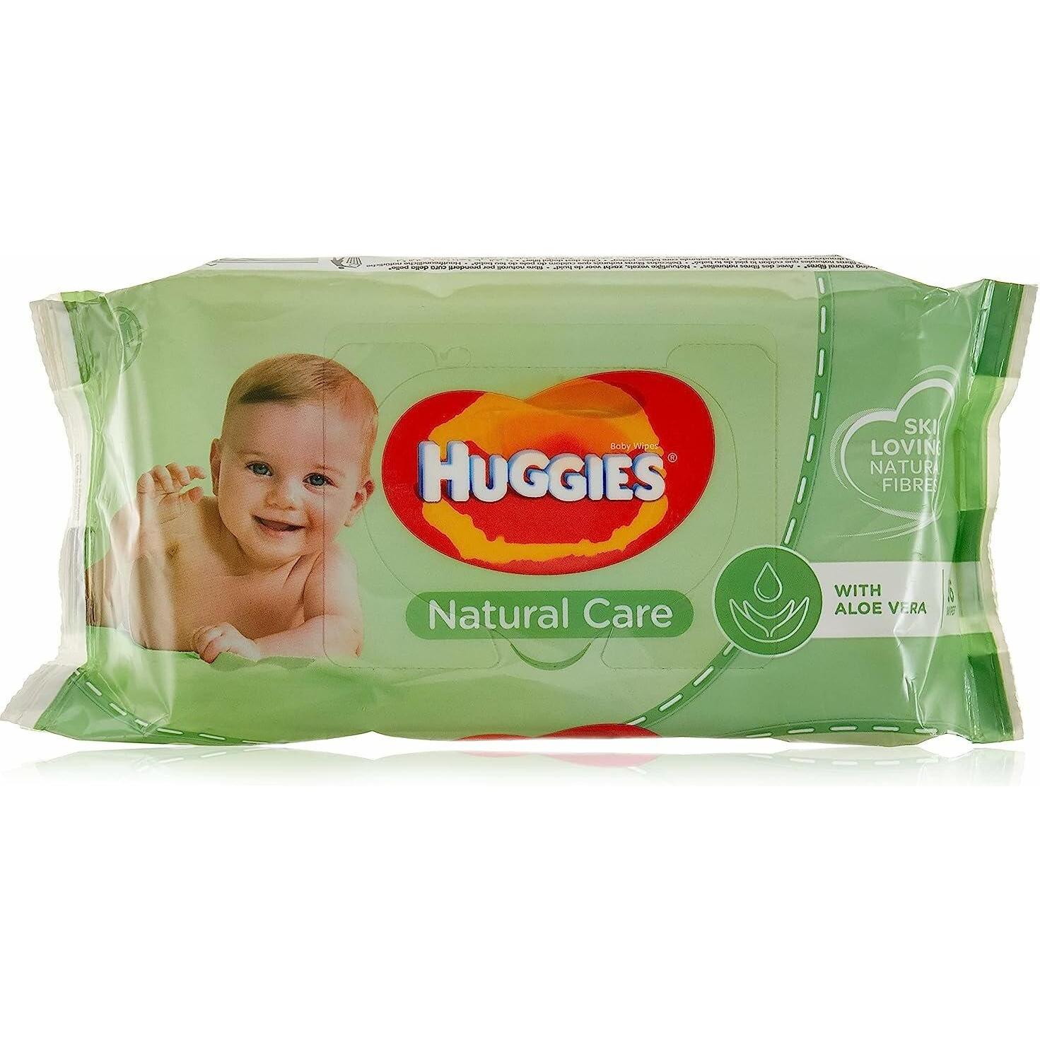 Thumbnail - Huggies Natural Care (56 Stück)