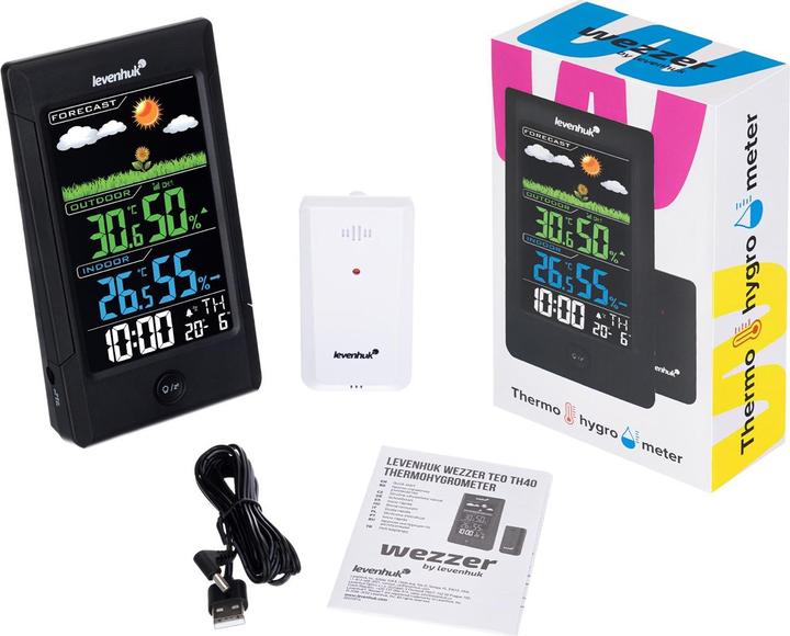 Produktbild Levenhuk Wezzer Teo TH40 Thermohygrometer