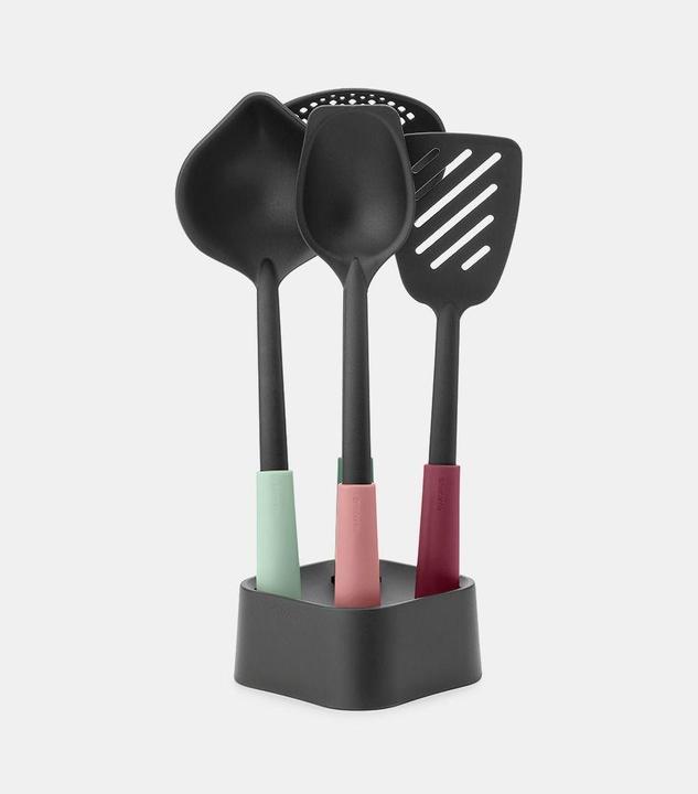 Immagine prodotto Brabantia Set di utensili da cucina più supporto