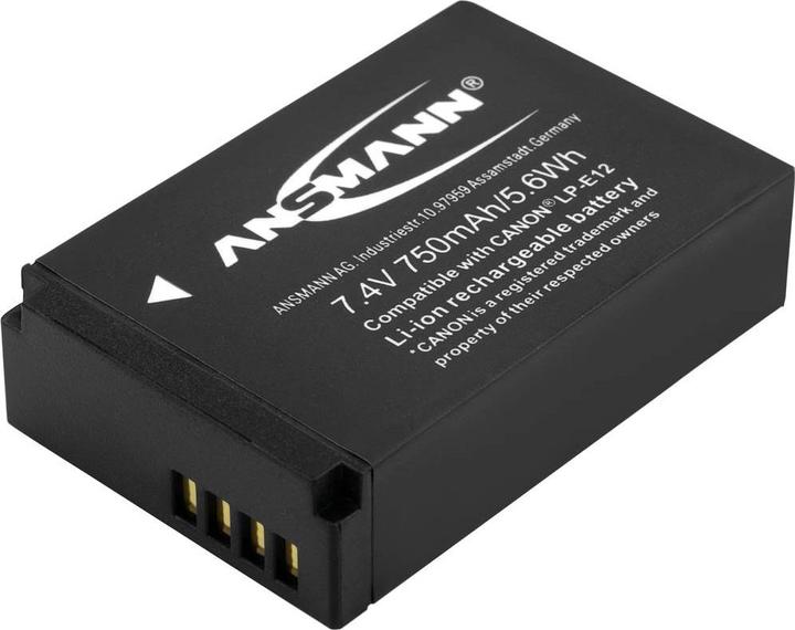 Actual product image Ansmann A-Can LP-E12 (Camera battery)
