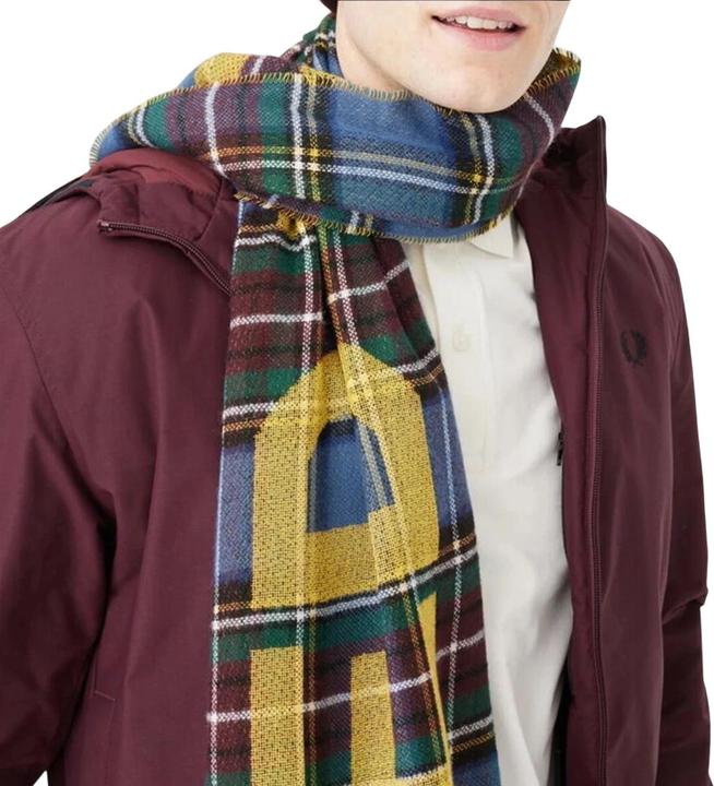 Image du produit Fred Perry - Écharpe motif Tartan coupe ample - Adulte
