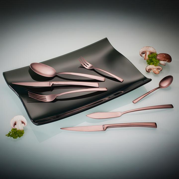 Echtwerk Tafelbesteck "AVELINO" 42lg - Bronze Edition (42 pz., Set di posate)