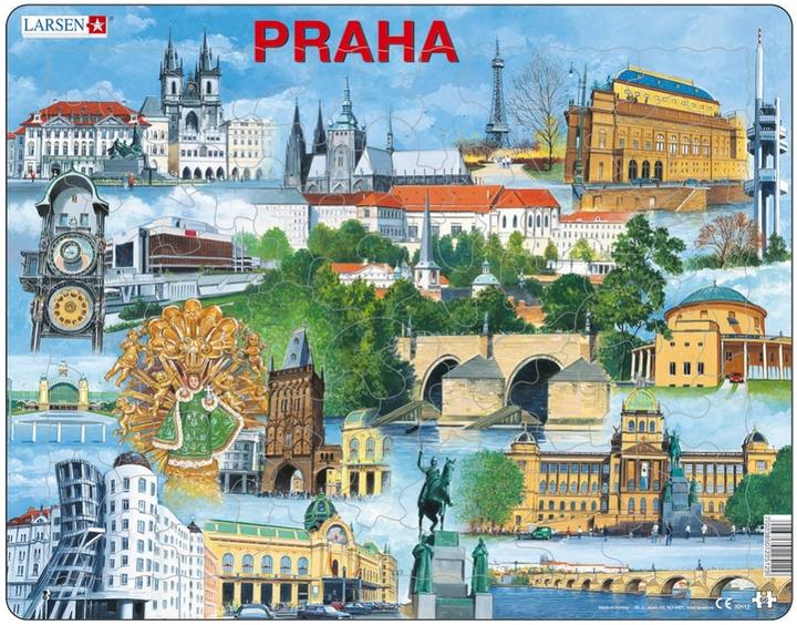 Actual product image Larsen Puzzle - Prague (Sights) (66 pieces)