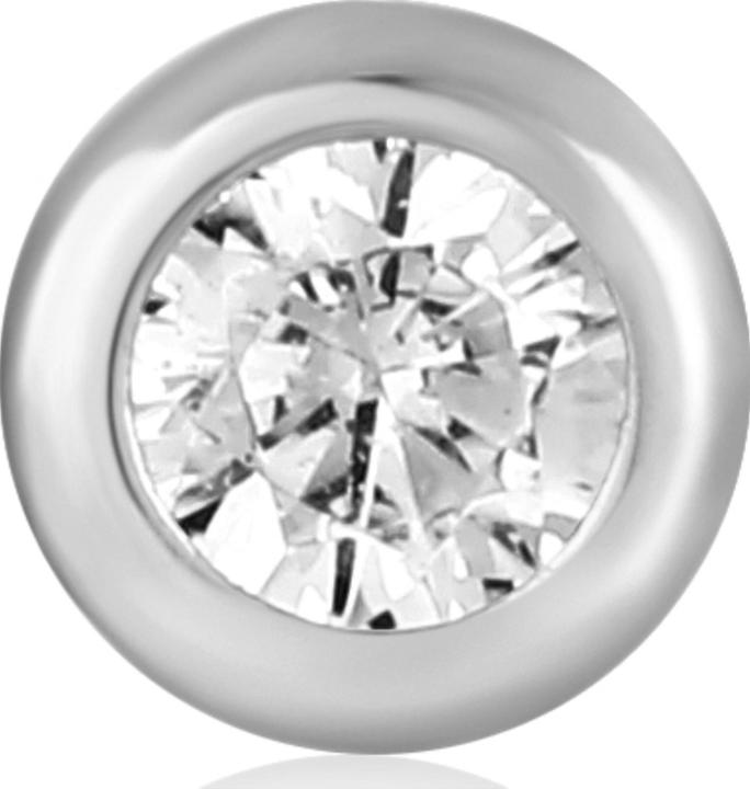 Immagine prodotto Ania Haie Orecchini a perno Sparkle Bezel Barbell 925 Sterling Silver (Argento 925)
