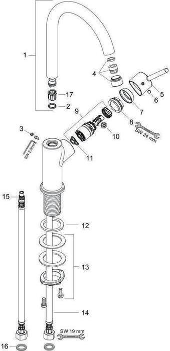Actual product image hansgrohe Single lever washbasin mixer TALIS