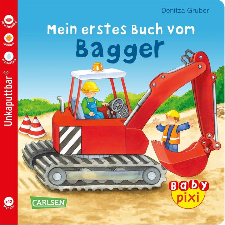 Produktbild Baby pixi - Mein erstes Buch vom Bagger (Deutsch)