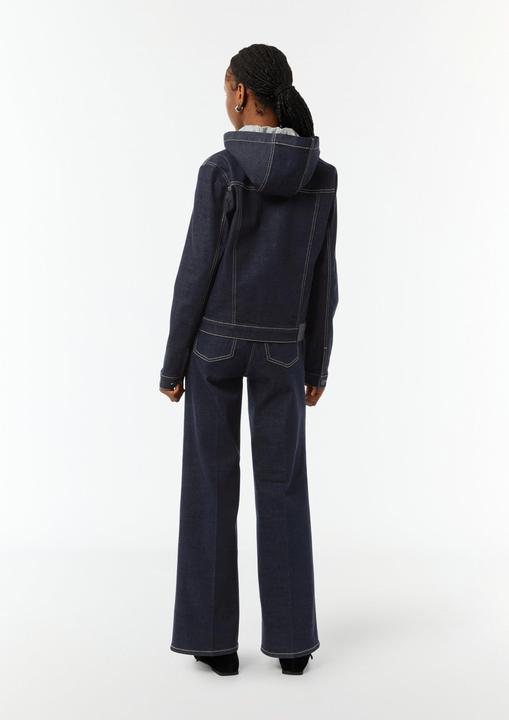 Immagine prodotto Comma Indoor-Jacke Jeansjacke mit abnehmbarer Kapuze (38)