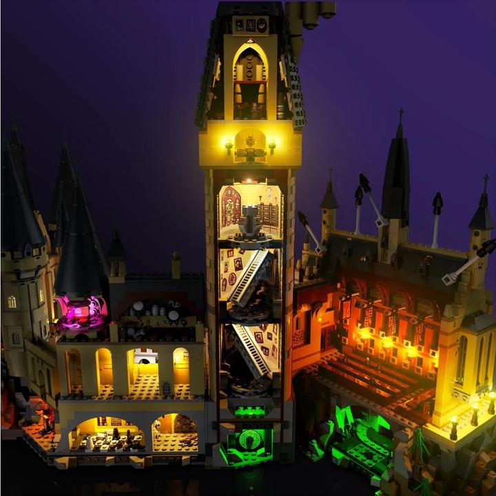 Actual product image Light my bricks LMB 2.0 LED light set for LEGO 71043 Harry Potter Hogwarts Castle