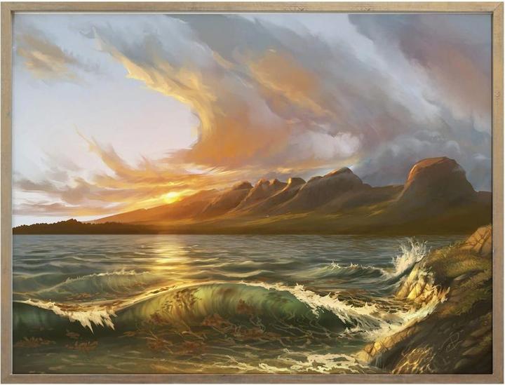 Actual product image Trenddeko aerroscape - England: Seven Sisters (150 x 120 cm)