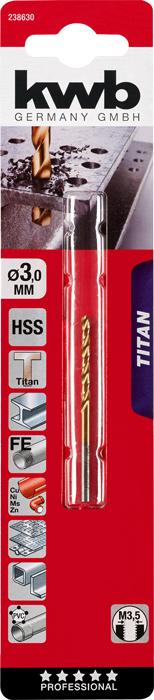 Actual product image kwb TITANHSSpiral drill (3 mm)