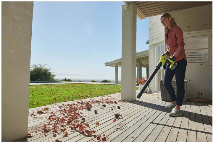 Productafbeelding Ryobi Snoerloze bladblazer 18 V, 241 km/u, zonder accu en oplader (Oplaadbare batterij, Bladblazer)
