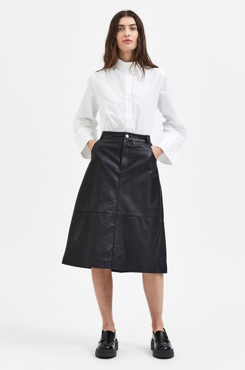 Image du produit Selected Femme Jupe en cuir A-line (34)