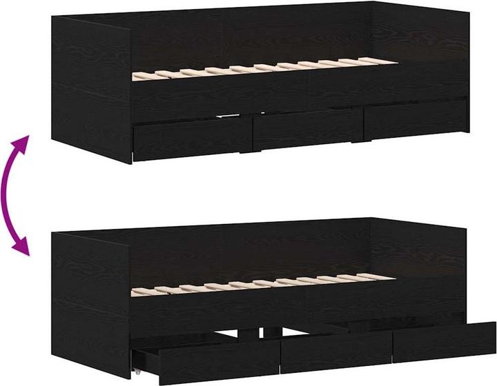 Produktbild vidaXL Tagesbettrahmen (90 x 190 cm)