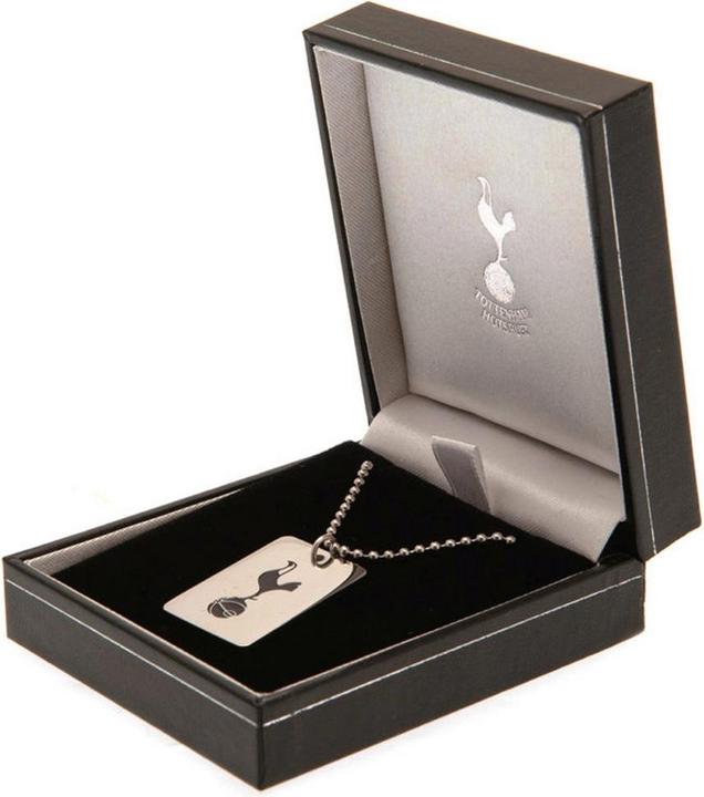 Image du produit Tottenham Hotspur FC Badge et chaîne en acier inoxydable (Matériau 100% synthétique)