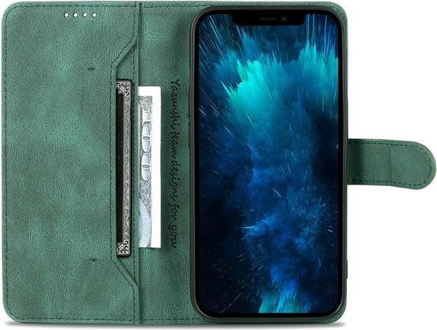 Produktbild MU Classic Retro Leder Bookcover Hülle (Apple iPhone 13 Pro Max)