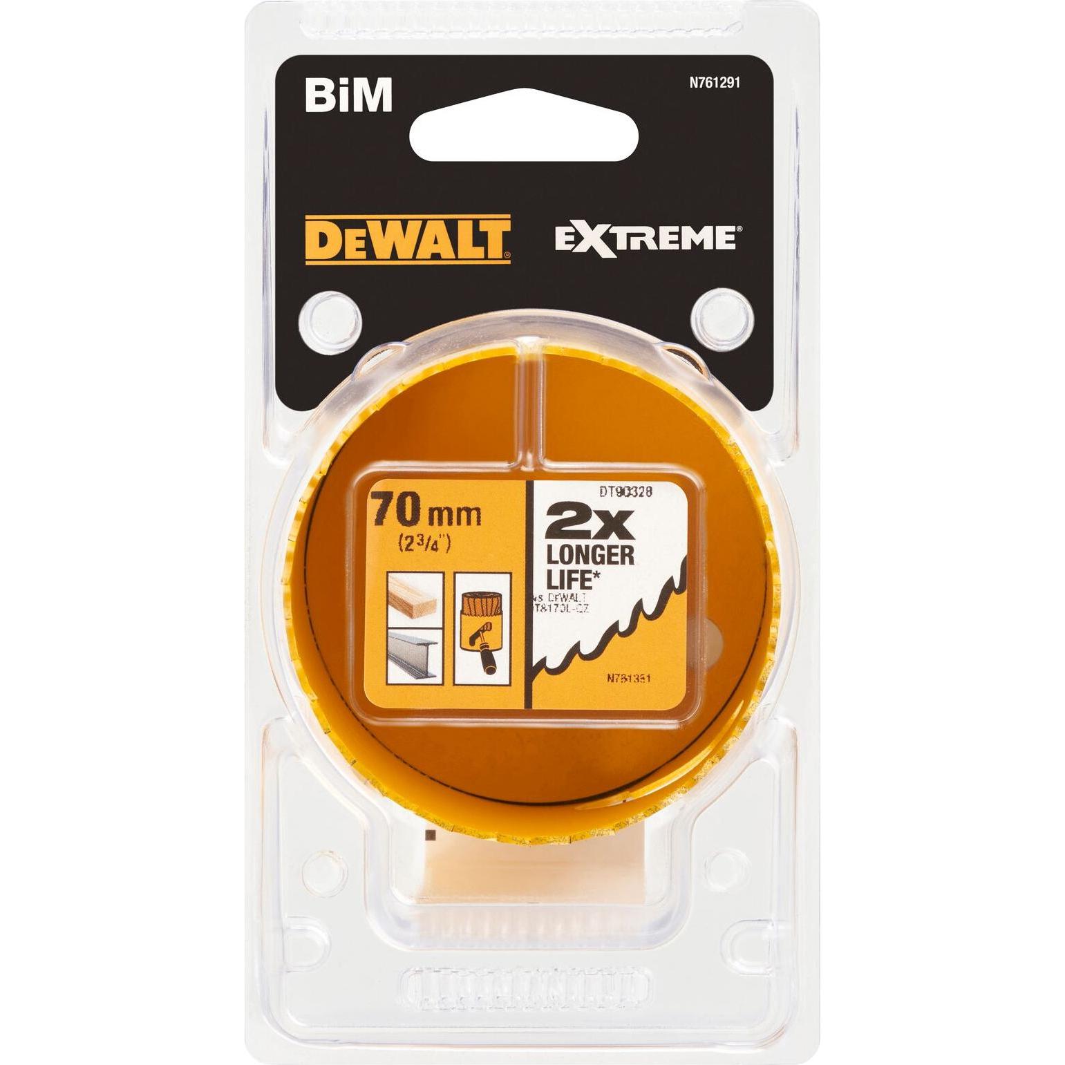 DeWalt, Lochsäge, Lochsäge BiMetall EXTREME 70mm (70 Millimeter)