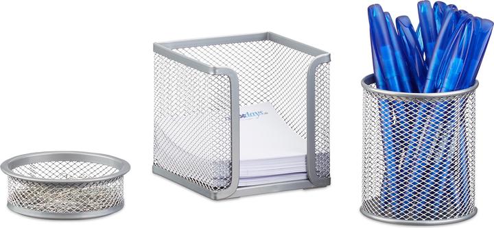 Immagine prodotto Relaxdays Set organizer da scrivania in 3 pezzi