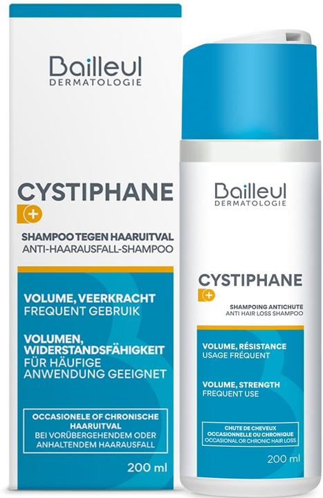 Image du produit Cystiphane Shampooing anti-chute de cheveux (200 ml, Shampoing liquide)