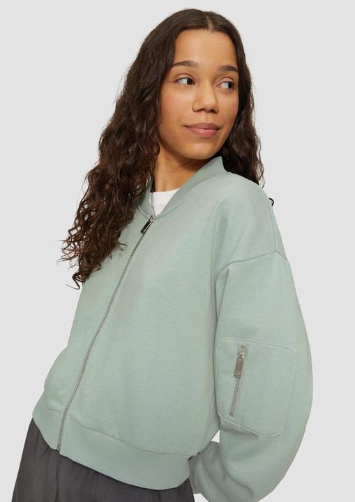 Produktbild s.Oliver Sweatshirt Verkürzter Sweat-Blouson (M)