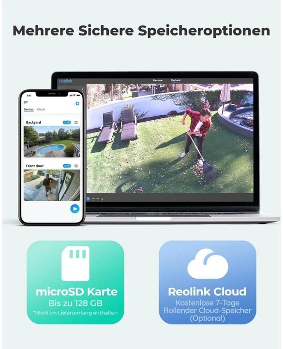 Image du produit Reolink Caméra 4G/LTE GO Ultra avec panneau solaire 2 + SIM (3840 x 2160 pixels)