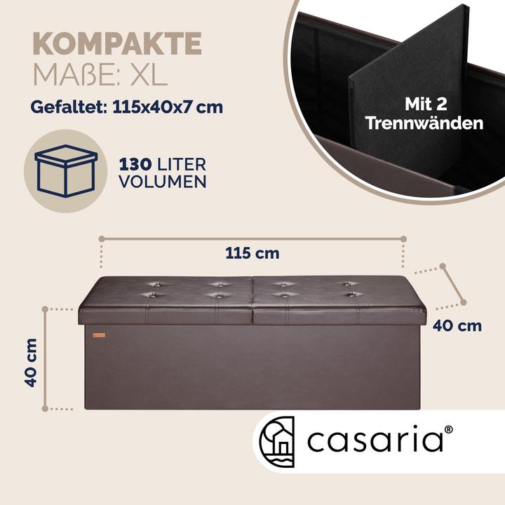 Actual product image Casaria Seat chest (115 cm)